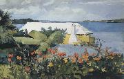 Winslow Homer, Flower Garden and Bungalow,Bermuda (mk44)